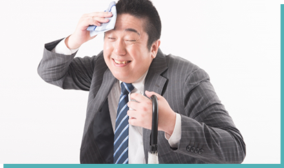 多汗症と汗っかきは同じではありません。